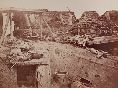 An Anglo-French Fort After a Battle During the Second China War, Peking, 1860 by English Photographer